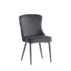 HADLEY VELVET DINING CHAIR -GRAPHITE