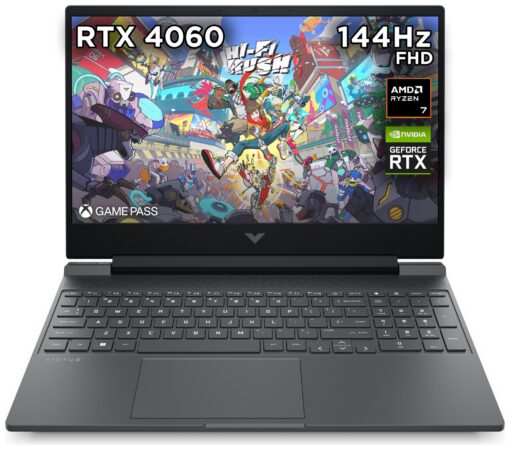 HP Victus 15 15.6in Ryzen 7 16GB 512GB RTX4060 Gaming Laptop