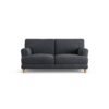 Habitat Askem Fabric 2 Seater Sofa - Charcoal - Ash Leg