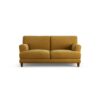 Habitat Askem Fabric 2 Seater Sofa - Gold - Dark Leg