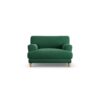 Habitat Askem Fabric Cuddle Chair - Green - Ash Leg