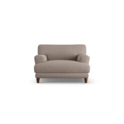 Habitat Askem Fabric Cuddle Chair - Mocha - Dark Leg