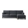 Habitat Askem Fabric Right Hand Corner Sofa - Charcoal