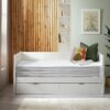 Habitat Axel Trundle Day Bed with 2 Mattresses - White