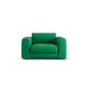 Habitat Ayr Fabric Cuddle Chair - Emerald Green