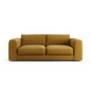 Habitat Ayr Large Fabric 3 Seater Sofa - Gold