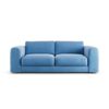 Habitat Ayr Large Velvet 3 Seater Sofa - Sky Blue