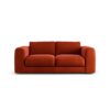 Habitat Ayr Velvet 3 Seater Sofa - Burnt Orange