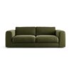 Habitat Ayr Velvet 4 Seater Sofa - Green