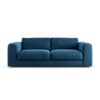 Habitat Ayr Velvet 4 Seater Sofa - Ink Blue