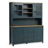 Habitat Bournemouth 4 Door 3 Drawer Sideboard - Dark Blue