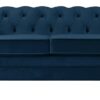 Habitat Chesterfield Velvet 3 Seater Sofa - Blue