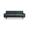 Habitat Fenner Fabric 3 Seater Sofa - Charcoal - Dark Leg