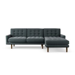 Habitat Fenner Right Hand Corner Sofa - Charcoal - Dark Leg