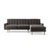 Habitat Fenner Right Hand Corner Sofa - Grey - Ash Leg