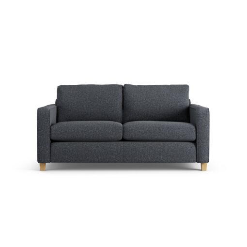 Habitat Flint Fabric 2 Seater Sofa Bed- Charcoal - Ash Leg