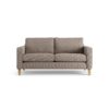 Habitat Flint Fabric 2 Seater Sofa - Mocha - Ash Leg