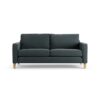 Habitat Flint Fabric 3 Seater Sofa - Charcoal - Ash Leg