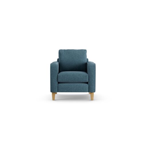 Habitat Flint Fabric Armchair - Blue