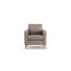 Habitat Flint Fabric Armchair - Mocha - Ash Leg