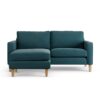 Habitat Flint Fabric Reversible 3 Seater Corner Sofa - Teal