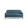 Habitat Frome Fabric 2 Seater Sofa - Blue - Dark Leg