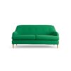 Habitat Frome Fabric 2 Seater Sofa - Emerald Green - Ash Leg