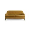 Habitat Frome Fabric 2 Seater Sofa - Gold - Dark Leg