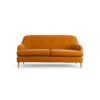 Habitat Frome Fabric 2 Seater Sofa - Orange - Ash Leg