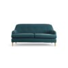 Habitat Frome Fabric 2 Seater Sofa - Teal - Ash Leg