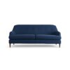 Habitat Frome Fabric 3 Seater Sofa - Navy - Dark Leg