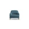 Habitat Frome Fabric Armchair - Blue - Dark Leg