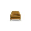 Habitat Frome Fabric Armchair - Gold - Dark Leg