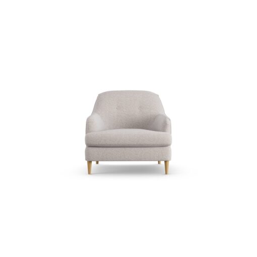 Habitat Frome Fabric Armchair - Natural - Ash Leg