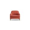 Habitat Frome Fabric Armchair - Papaya - Dark Leg