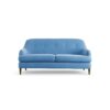 Habitat Frome Velvet 2 Seater Sofa - Sky Blue - Dark Leg