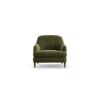 Habitat Frome Velvet Armchair - Moss Green - Dark Leg