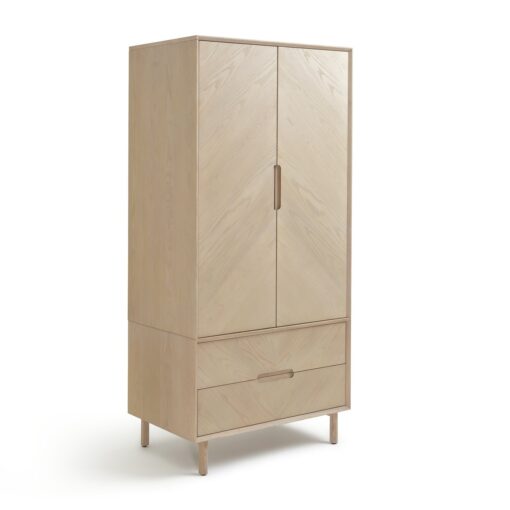 Habitat Halden Skandi 2 Door 2 Drawer Wardrobe - Ash Veneer