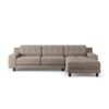 Habitat Hendricks Right Hand Corner Sofa - Mocha - Black Leg