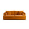 Habitat Holmfirth Fabric 3 Seater Sofa - Orange