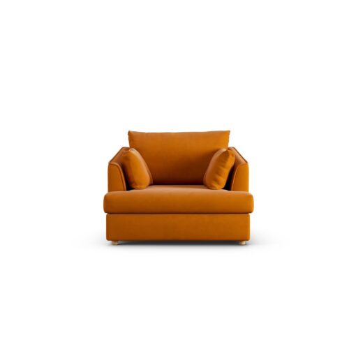 Habitat Holmfirth Fabric Cuddle Chair - Orange