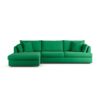 Habitat Holmfirth Left Hand Corner Sofa - Emerald Green