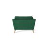 Habitat Ivor Fabric Cuddle Chair - Green - Ash Leg