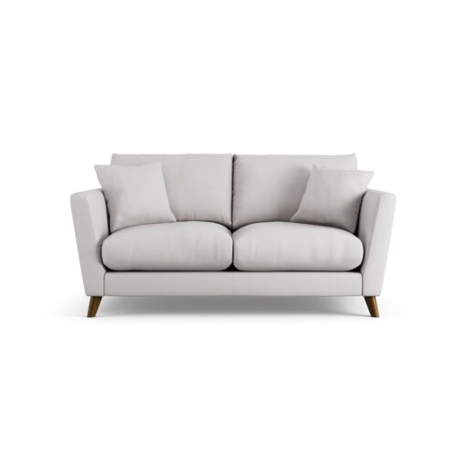 Habitat Lomond Fabric 2 Seater Sofa - Natural - Dark Leg