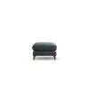 Habitat Lomond Fabric Footstool - Charcoal - Dark Leg