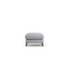 Habitat Lomond Fabric Footstool - Grey - Dark Leg