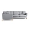 Habitat Lomond Left Hand Corner Sofa - Grey - Ash Leg