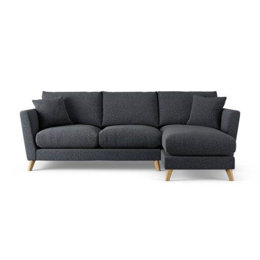 Habitat Lomond Right Hand Corner Sofa - Charcoal - Ash Leg