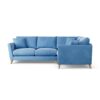 Habitat Lomond Right Hand Corner Sofa - Sky Blue - Ash Leg