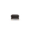 Habitat Lomond Velvet Footstool - Grey - Ash Leg